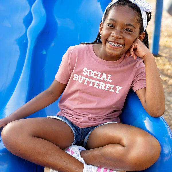Back to School Superlatives- "Social Butterfly" Multiple Color T-shirt